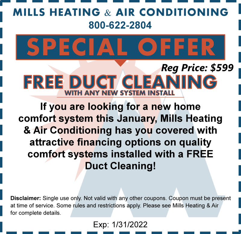 free air duct cleaning january 2022