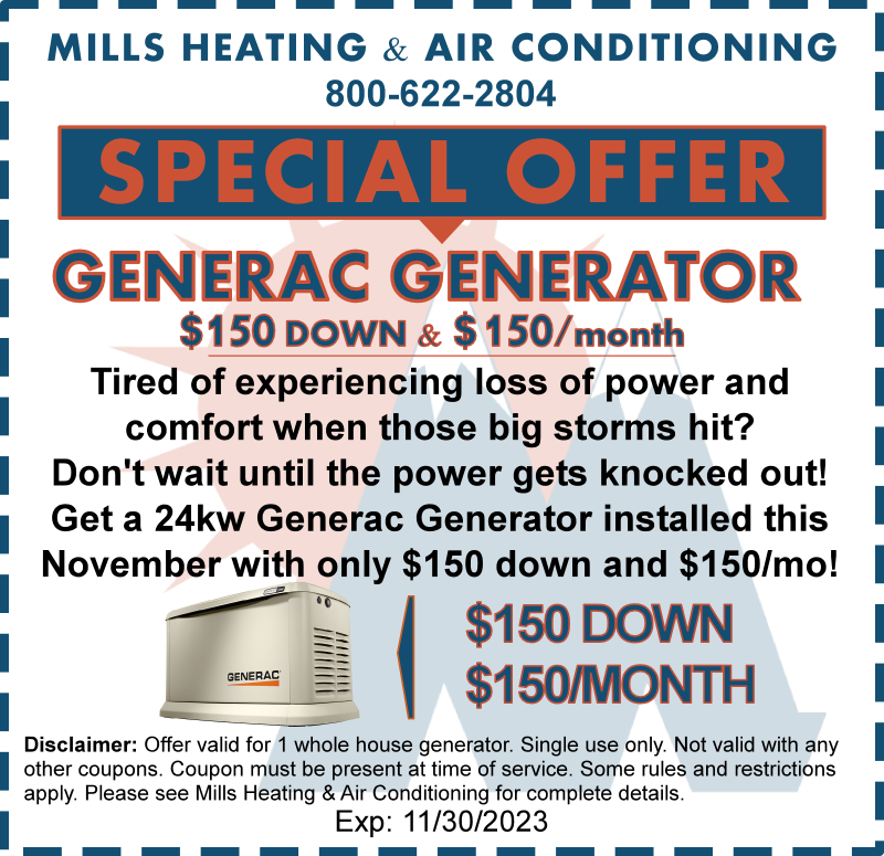 generac generator special offer discount coupon november 2023