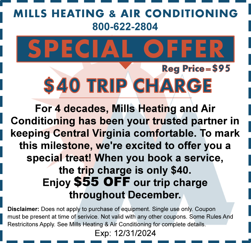 55 dollars off hvac service calls december coupon savings